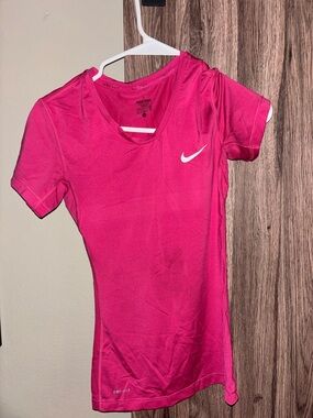 Nike Hot Pink Short Sleeve Dri-FIT Tee